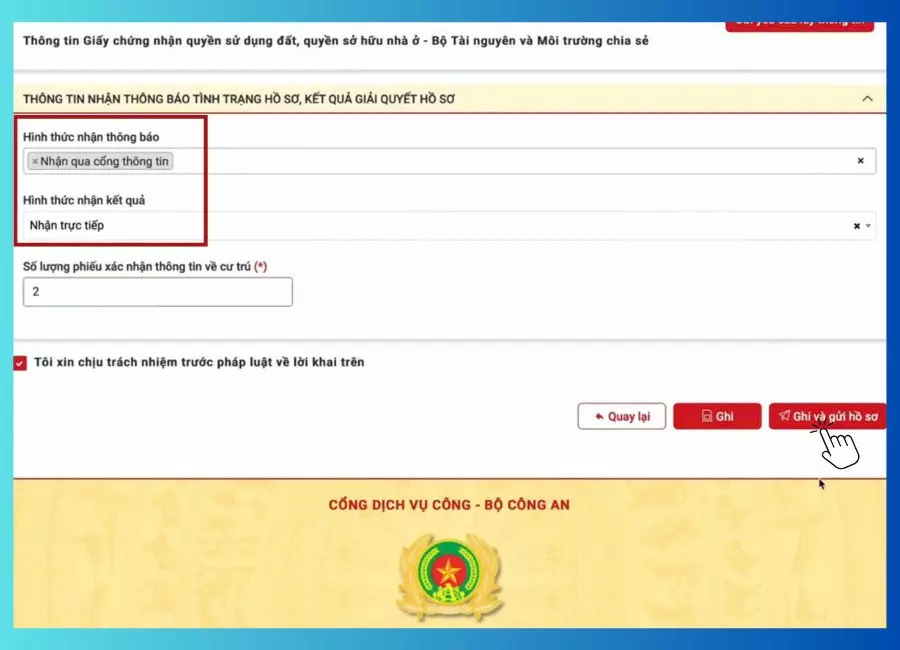 Hướng dẫn xin giấy online CT07 và CT08