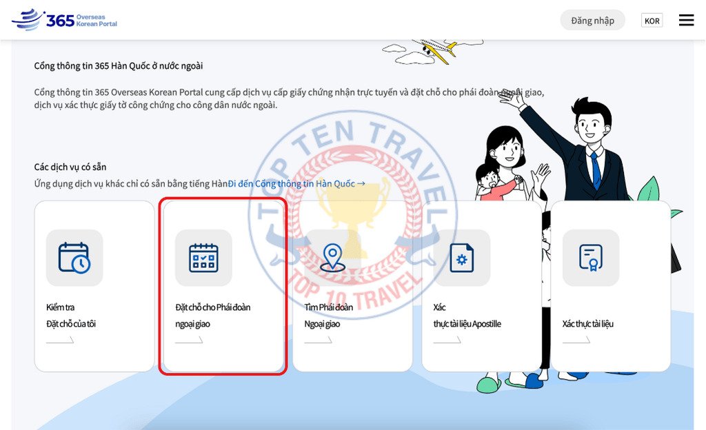 Hướng dẫn đặt lịch hẹn tại OKP bước 1