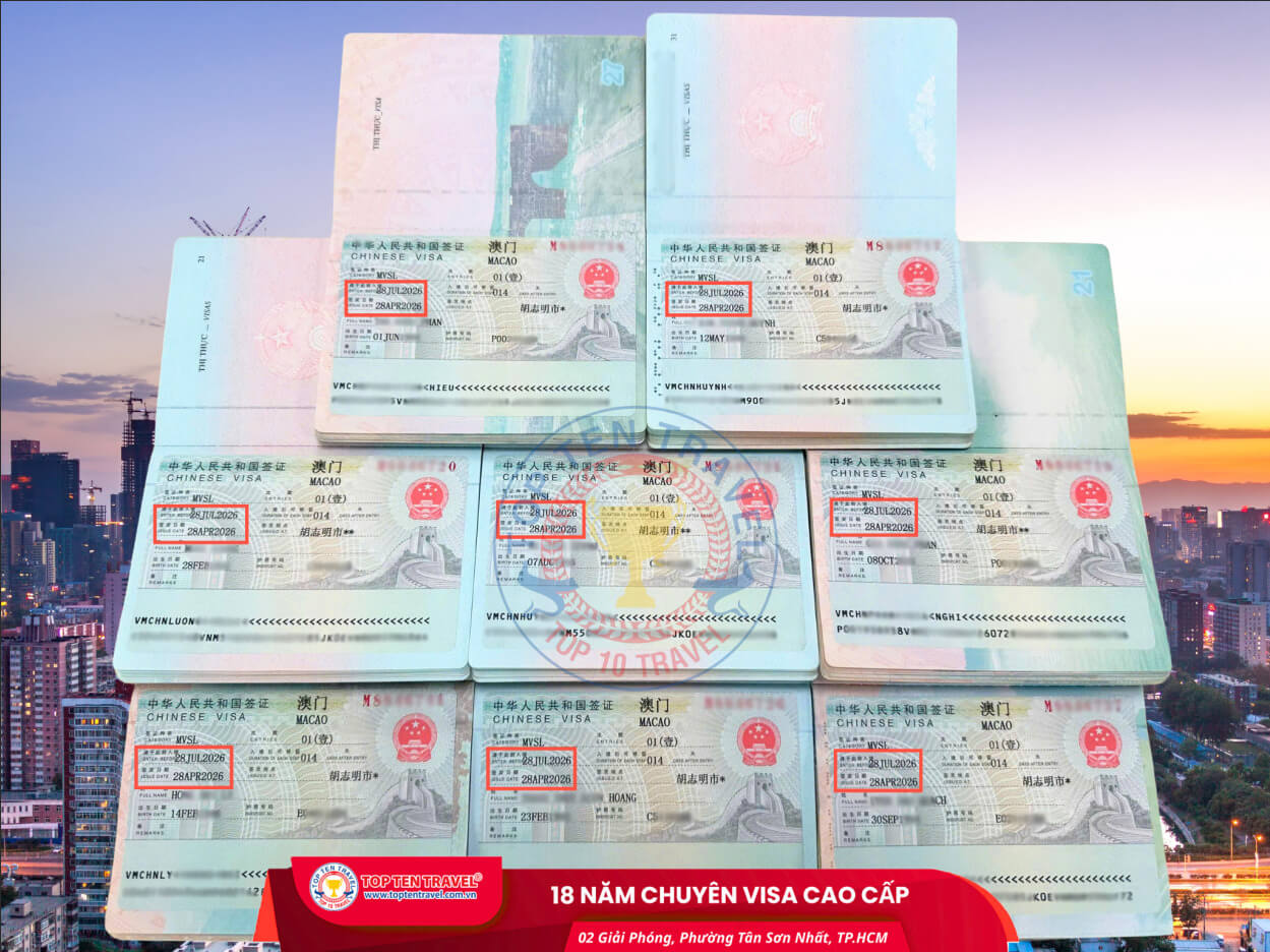 Visa du lịch Trung Quốc - visa L được cấp cho cá nhân có mục đích tham quan, du lịch