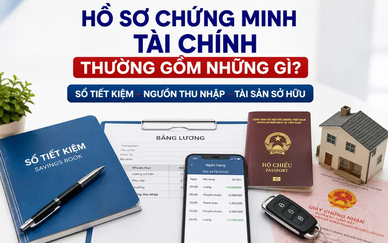 Gợi ý cách chuẩn bị hồ sơ chứng minh tài chính xin visa