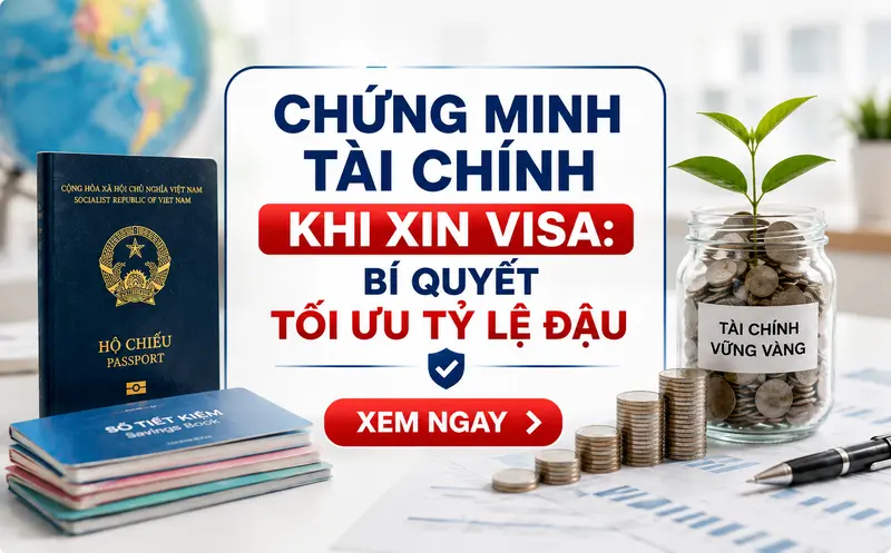 Chứng minh tài chính khi xin visa