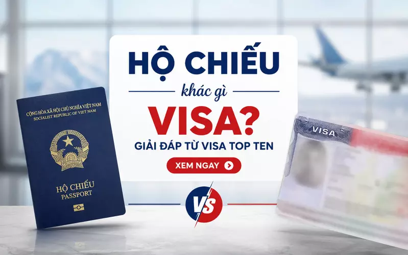 Hộ chiếu khác gì visa