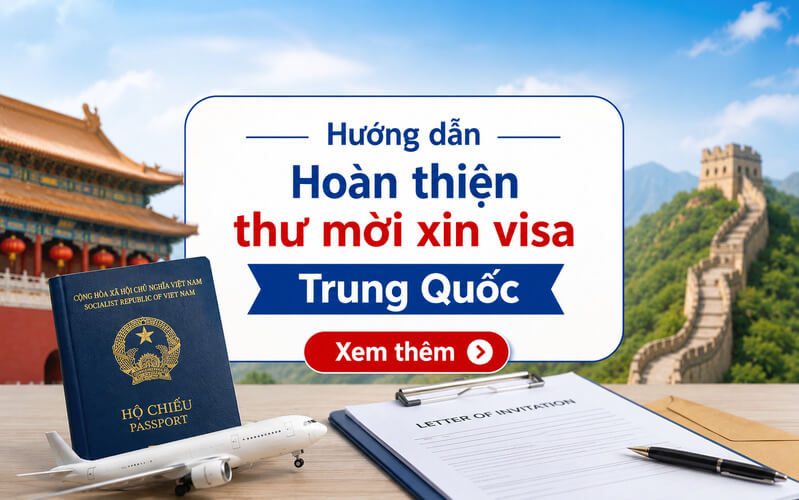 Thư mời xin visa Trung Quốc