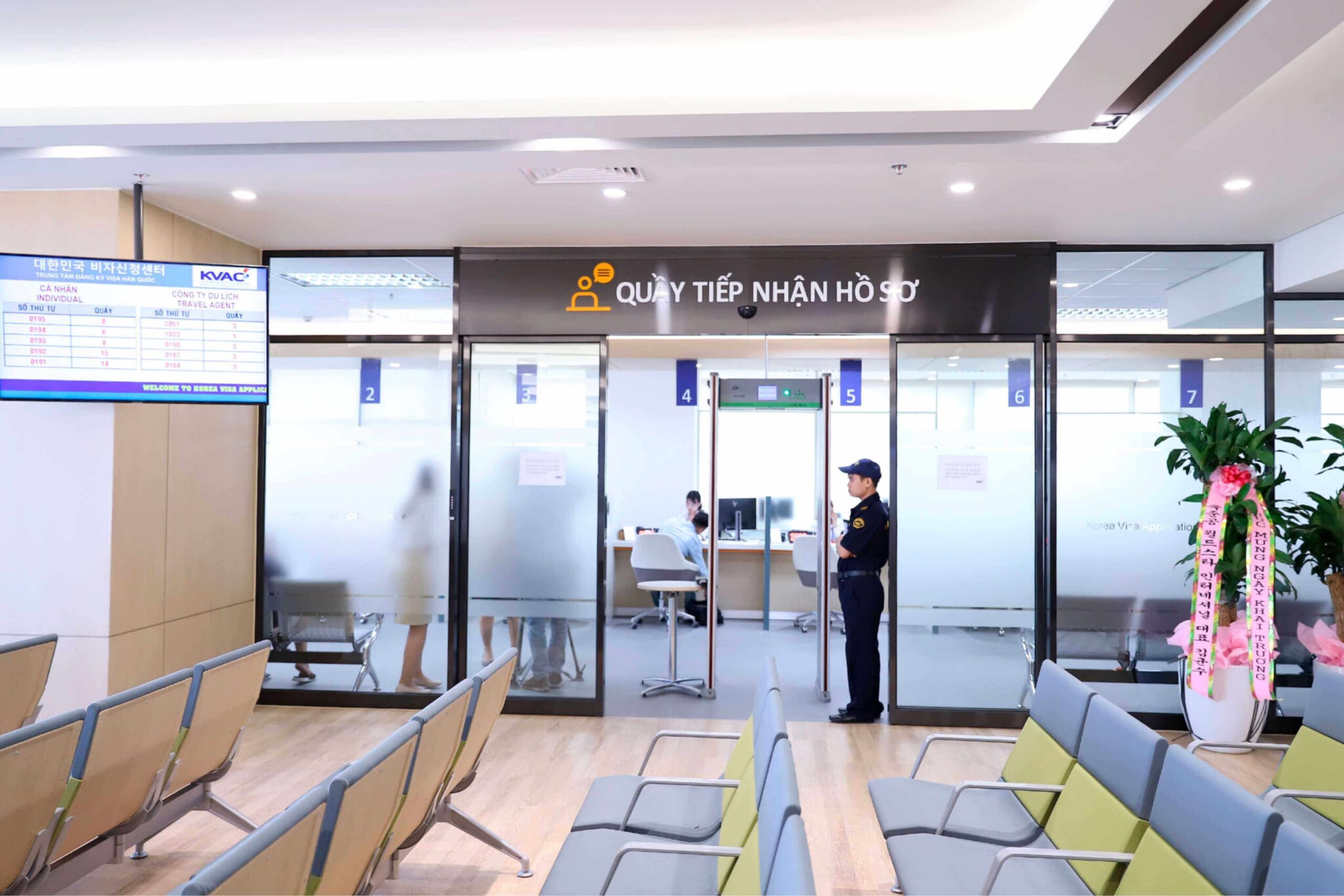Hình ảnh trung tâm tiếp nhận thị thực visa Hàn Quốc
