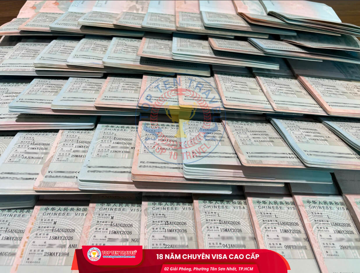 Để tăng tỷ lệ đậu visa Trung Quốc, đương đơn cần chuẩn bị đầy đủ giấy tờ theo từng mục đích nhập cảnh