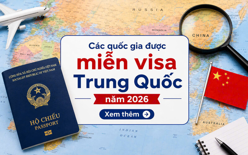 Miễn visa Trung Quốc