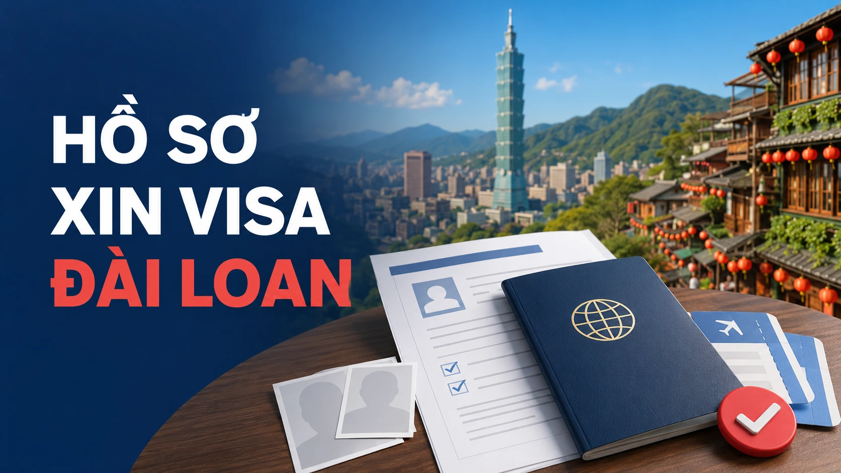 Hồ sơ xin visa đài loan