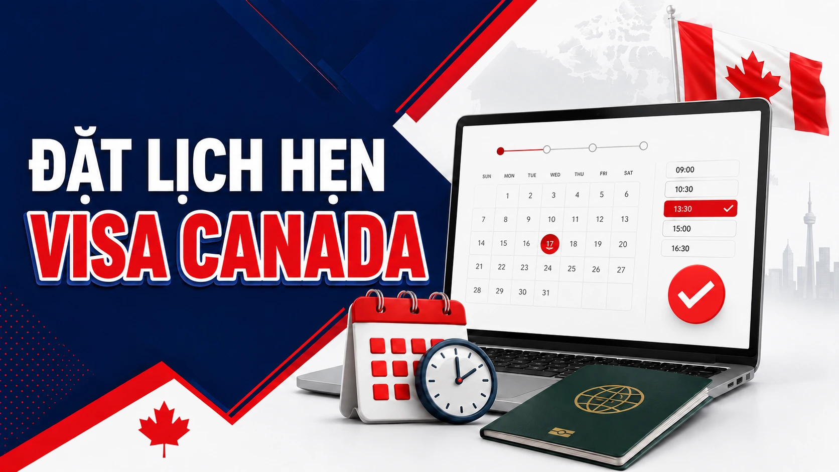 Đặt lịch hẹn Canada