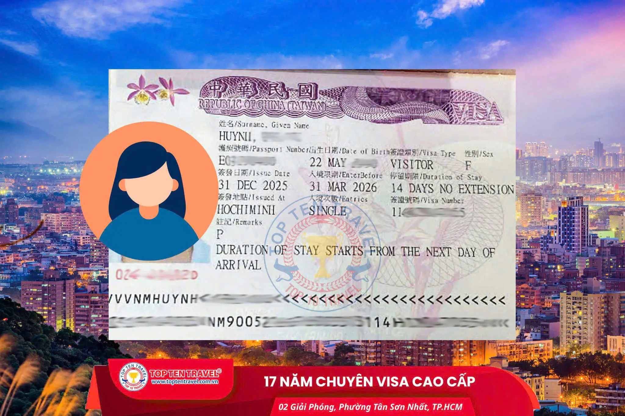 Công dân Việt Nam muốn nhập cảnh Đài Loan cần có visa theo quy định hiện hành