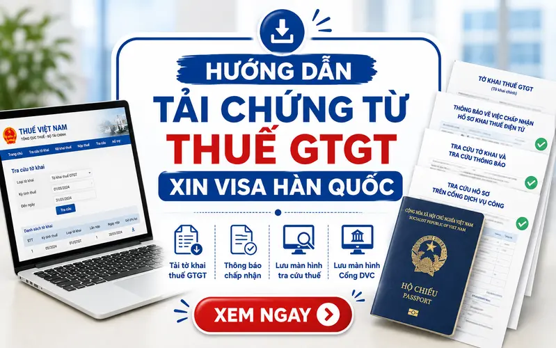 Cách tải tờ khai thuế GTGT