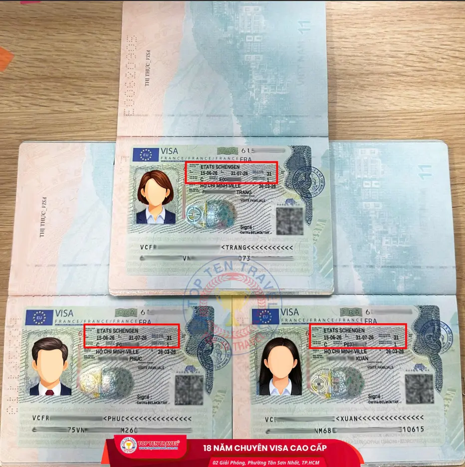 Visa Top Ten cung cấp dịch vụ visa Pháp trọn gói, hỗ trợ khách hàng chuyên nghiệp