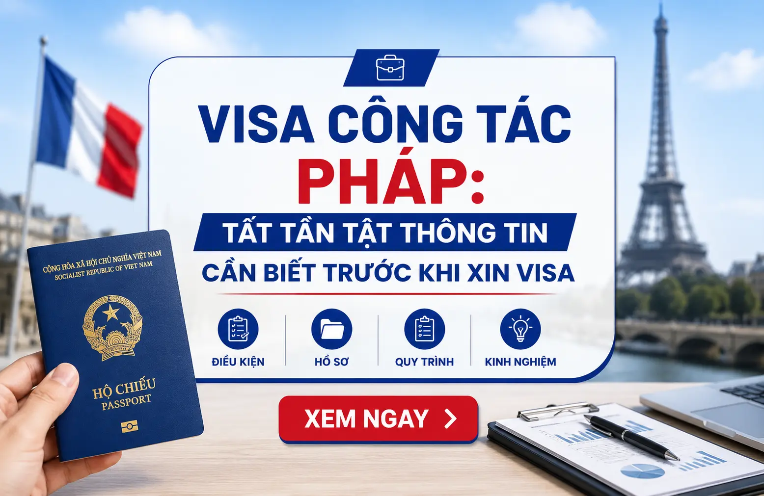 Visa công tác Pháp