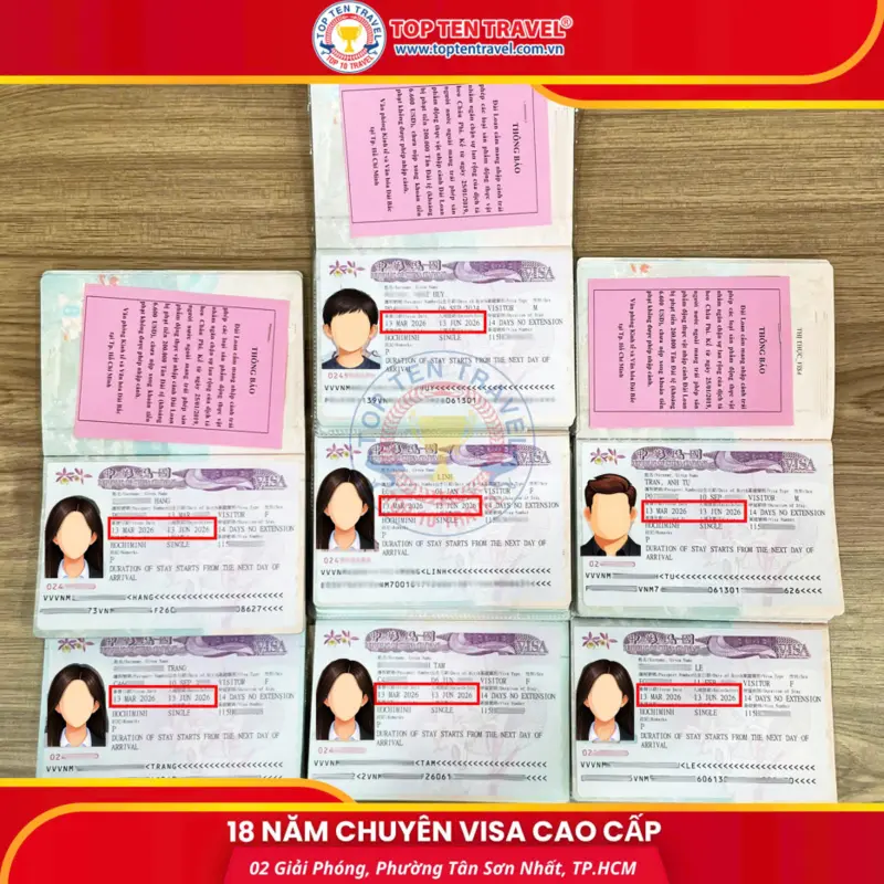 Visa Top Ten cung cấp dịch vụ visa Đài Loan trọn gói, tối ưu tỷ lệ đậu và tiết kiệm thời gian